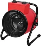 Eurom EK3000 Round Werkstattheizung, 3000W, IP24, Thermostat,...