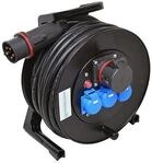 Walther 39100502250310 Kabeltrommel CEE Abg.16A 4Schuko Anschl.&uuml;.25m H07RN-F5G2