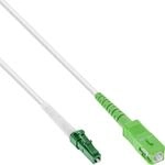 InLine LWL Simplex Kabel, FTTH, LC/APC 8&deg; zu SC/APC 8&deg;, 9/125&micro;m, OS2, 3m...