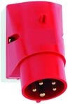 Bals Wandger&auml;testecker, 16A, 5p, 400V, 6h, IP44, rot (2415)