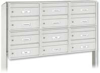 Burg W&auml;chter 82106 W Dual-Front, 12 in 6x Briefkasten-Anlage, zum...