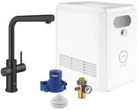 GROHE Blue Professional L-Auslauf Set mit herausziehbarem Mousseurauslauf,...