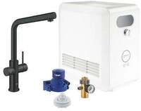 GROHE Blue Professional L-Auslauf Set, velvet black (31347KS3)
