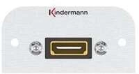 Kindermann Konnect 54 alu Anschlussblende HDMI, 54 x 54 mm (7441000542)