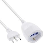 InLine Strom-Verl&auml;ngerung Schutzkontakt ITALIEN Stecker L / Buchse F, 10m (16410I)