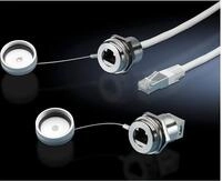 Rittal SZ 2482.730 RJ45-Einbaumodul, Wandbuchse auf Innenbuchse