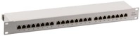 EFB-Elektronik Patchpanel STP 24xRJ45 Cat.6A, 19&ldquo; 1HE, RAL7035 grau (37666.1M)