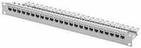 Teleg&auml;rtner 19 Modultr&auml;ger 1HE mit KAF+ 24xAMJ-SL Modul Cat.6a, lichtgrau