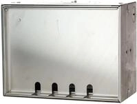 BS BODENSTECKDOSEN 8904B-1-0 Bodentank, 4-fach, eckig, h&ouml;henverstellbar...