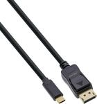 InLine USB Display Kabel, USB-C Stecker zu DisplayPort Stecker, 5m (64125)