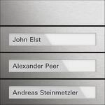 Gira 5533920 System 106 Ruftastenmodul 3fach, Edelstahl