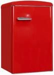 Exquisit RKS120-V-H-160C Stand Retro Vollraumk&uuml;hlschrank, 54,5 cm breit, 122...
