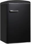 Exquisit RKS120-V-H-160C Stand Retro Vollraumk&uuml;hlschrank, 54,5 cm breit, 122 L,