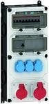 Bals VARIABOX-XL Wandverteiler, IP44, 3xCHUKO-Steckdosen, CEE16/32A, grau...