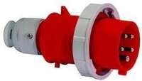 Bals CEE Stecker, 16A, 5-polig, 6h, IP67, 400V, Quick Connect, rot (21239)