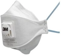 3M 9312+ Aura Atemschutzmaske FFP 1 NR D mit Cool Flow Ausatemventil, wei&szlig;