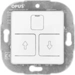 OPUS 55 Elektronischer Rollladenschalter mit Abdeckung, polarwei&szlig; (512.614.37)