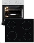 Exquisit EHE146-120 EEK: A Herdset mit Glaskeramikkochfeld, 59,5 cm breit, 60 L,