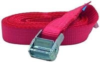PROTEC.class PZK635 Zurrgurt, 35mm mit Klemmschloss, 6m, rot