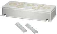 Hensel FP FM 240 ENYSTAR Anbauflansch Gr.2, 2xM25/32, 5xM25/32/40