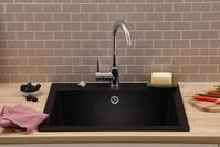 respekta OAKVILLE60X53S Granitsp&uuml;le, 60 cm breit, ab 60 cm Unterschrank,...