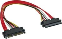 InLine SATA+Strom Verl&auml;ngerung int., SATA 6Gb/s + Strom, Stecker/Buchse, 0,50m