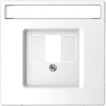 Merten Zentralplatte mit rechteckigem Ausschnitt und Schriftfeld, System Design,