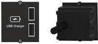 Bachmann Custom Module USB Doppel-Charger, schwarz (917.224)