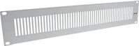 InLine 19 Blindplatte perforiert, 2HE, RAL 7035 grau (19111I)