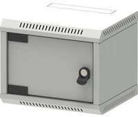Triton RBA-04-CS3-CAX-C1 10 Wandschrank 4HE, mit Vollblecht&uuml;r, grau