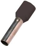 Intercable ICIAE2522SCH isolierte Aderendh&uuml;lse, 25mm&sup2;x22mm, schwarz, 50 St&uuml;ck