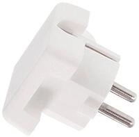 Bachmann SCHUKO Winkelstecker/ Fl&auml;chenstecker, wei&szlig; (911.270)