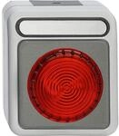 Merten Lichtsignal E 14, Aquastar, AC 250 V, max. 5 W, IP44, lichtgrau,