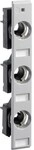 Hager L063L Reitersicherungsunterteil, D02, E18, 63A, 3-polig, Ger&auml;tebreite 27mm,