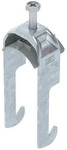 OBO Bettermann BS-W1-K-34 FT B&uuml;gelschelle 2056 W-Fu&szlig;, 1-fach, 28-34mm,