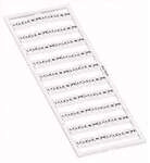 Wago 793-5472 WMB-Beschriftungskarte bedruckt, dehnbar 5-5,2 mm, Aufdruck waagerecht,