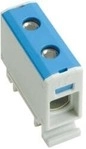 Hager K50AN Anschlussklemme f&uuml;r Aluminium und Kupferleitungen, 2,5mm&sup2;-50mm&sup2;, blau