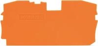 Wago 2010-1292 Abschluss- und Zwischenplatte, 1 mm, orange