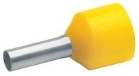 Klauke Isolierte Aderendh&uuml;lsen f&uuml;r kurzschlusssichere Leitungen, 6mm&sup2;, 12mm, gelb,