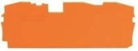 Wago 2016-1392 Abschluss- und Zwischenplatte orange