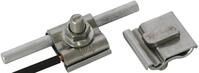Dehn UEK 8.10 AQ4 50 HKSM10 V2A UNI-Erdungsklemme f&uuml;r Rd 8-10mm und Leiter 4-50mm&sup2;