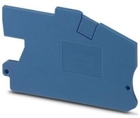 Phoenix Contact D-PTN 6 Deckel f&uuml;r Reihenklemmen, 66x2,2x42,3 mm, blau