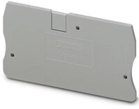 Phoenix Contact D-ST 6 Deckel f&uuml;r Reihenklemmen, 69,5x2,2x36 mm, grau