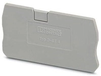 Phoenix Contact D-ST 4 Deckel f&uuml;r Reihenklemmen, 55,9x2,2x29 mm, grau
