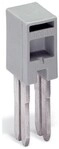 Wago 285-435 Br&uuml;cker, isoliert, grau