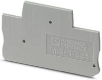 Phoenix Contact D-PTTB 2,5 Deckel f&uuml;r Reihenklemmen, 68x2,2x39,6 mm, grau