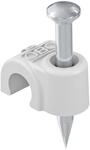 OBO Bettermann ISO-Nagel-Clip Typ 2009, lichtgrau, 100 St&uuml;ck (2227738)