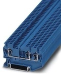 Phoenix Contact ST 2,5-Twin Bu 3 Leiter Durchgangsklemme blau (3031254), 5,2 mm