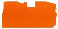 Wago 2016-7192 Abschlussplatte, 1 mm, orange