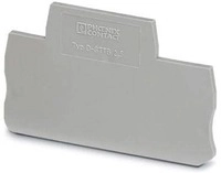 Phoenix Contact D-STTB 2,5 Deckel f&uuml;r Reihenklemmen, 67,5x2,2x47,5 mm, grau